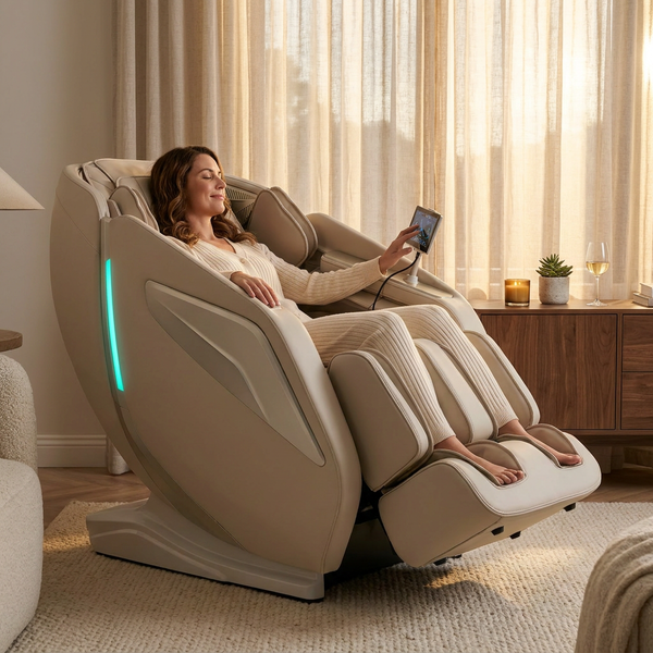 Massage Chair Built for Full Body Relief, Zero Gravity Position, 4D Technology, 55-Inch SL Track, 40 Airbags