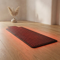 Red Light Therapy Mat for Full Body, 76.8'' X 33.4'' Red Light Therapy Blanket, 1370 (660Nm & 850Nm) Leds for Home Use, 3 Modes & Adjustable Timer, Premium Leather — Studio Shot
