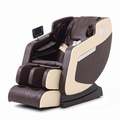 Full Body Massage Chair with Zero Gravity, Heated Back & Legs, 20 Airbags, Bluetooth, Shiatsu Recliner for Home