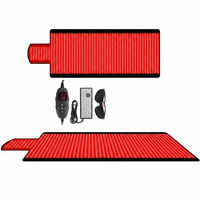 Red Light Therapy Mat Designed for Full Body Wellness, 1370 LEDs, 660nm & 850nm Wavelengths, 76.8x33.4 Inch